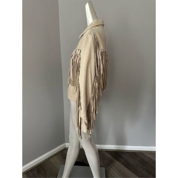 NWOT UNDERSTATED LEATHER Mustang Jacket in Marshmellow $495 - Picture 5 of 9